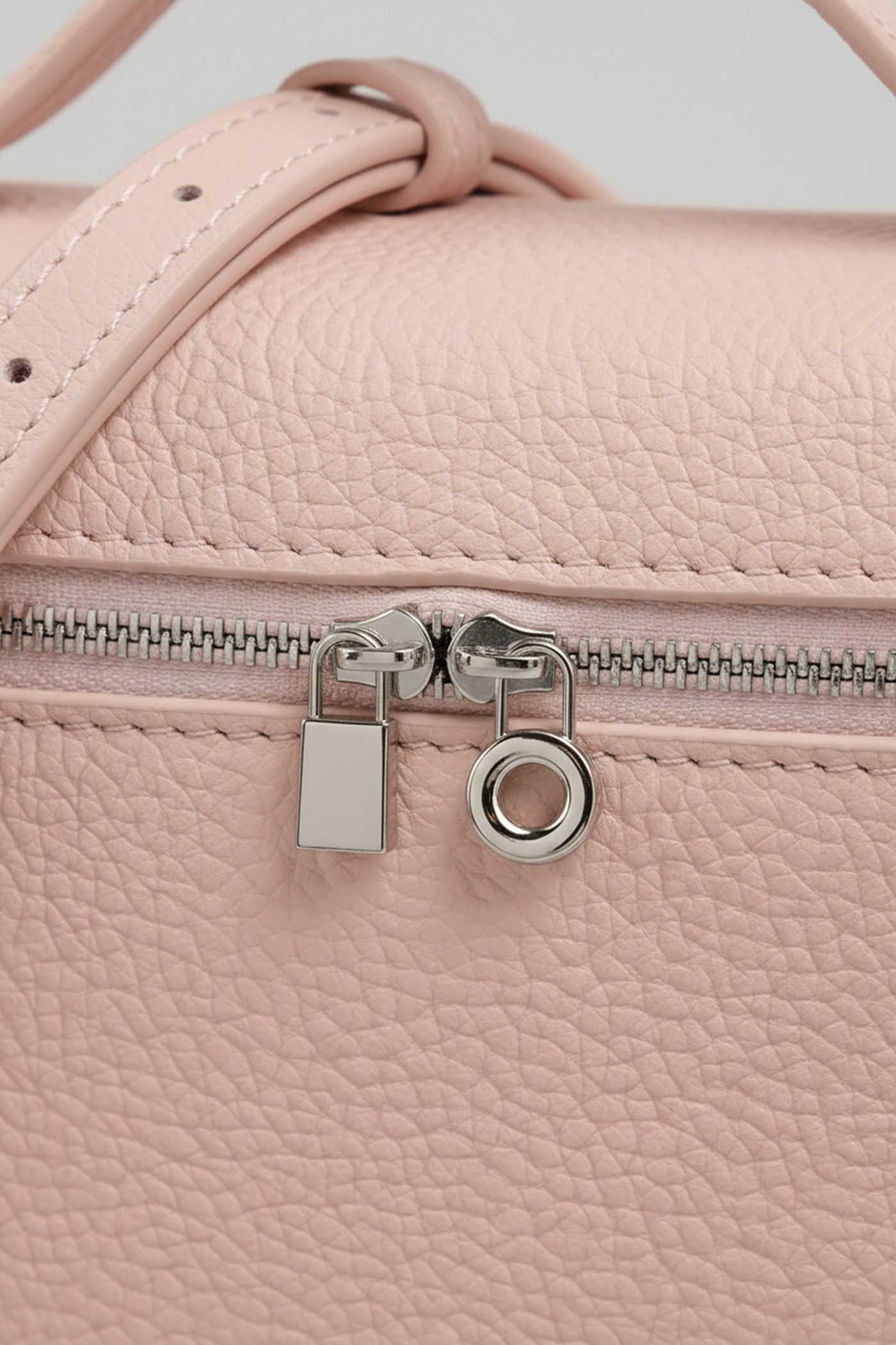 Geantă Vanity Structurată cu Mâner Superior - Roz